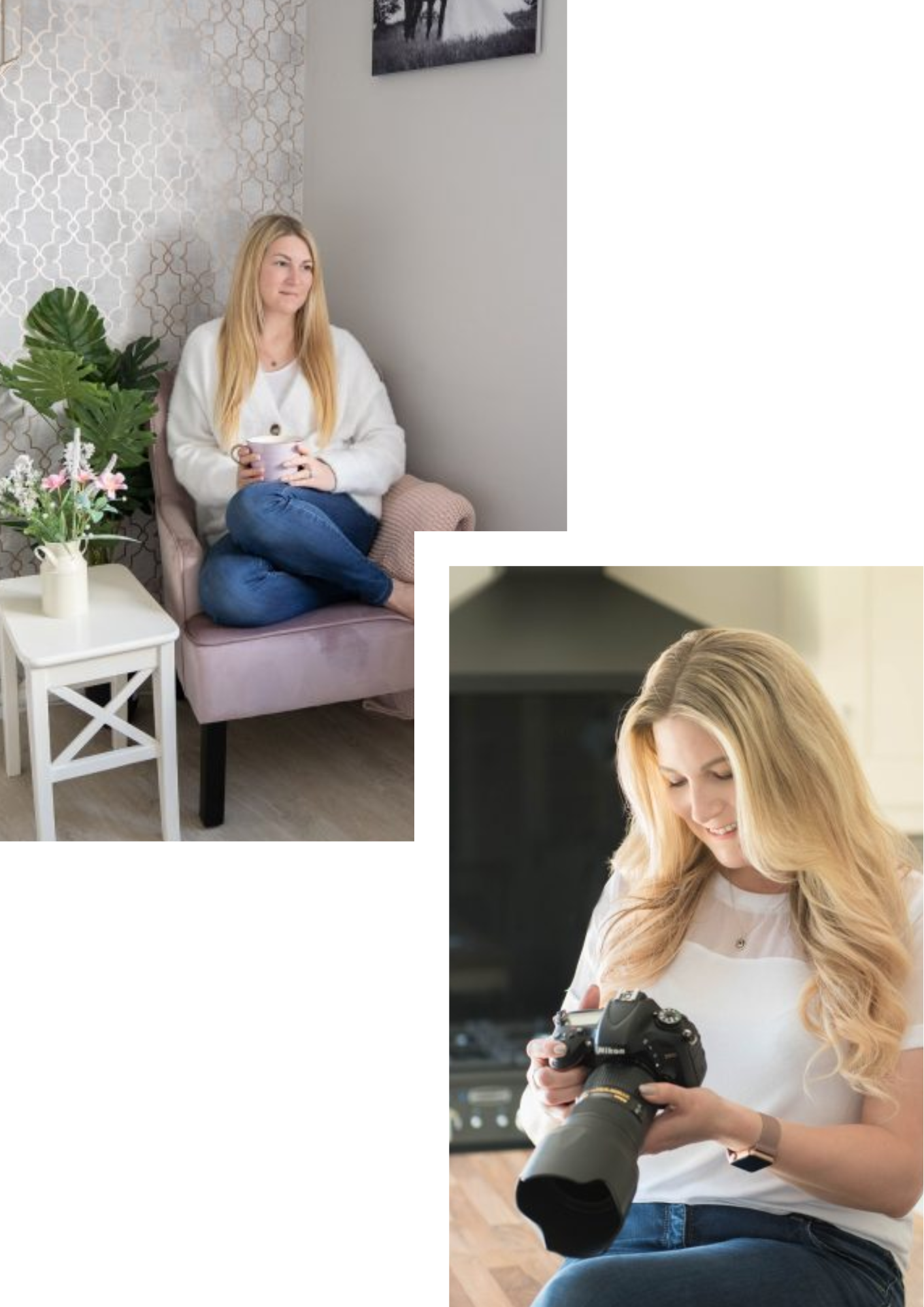 Images of Lyn, director of Brand Photography by Wings